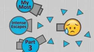 My Most Intense Escapes In Diep.io Compilation! (Part 3)