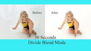 Fix White Background Quickly With Divide Blend Mode in Photoshop
