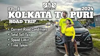 Kolkata to Puri by Car 2024 | Puri Road trip full information | Night Drive | FRONX | Bites On Break