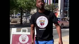 Funny Bus Charlotte (Part 1) parking options and Food & Beverage options at the 7th Street Market