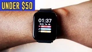 Popglory Smartwatch Under $50 - Is it worth it? (Unboxing and Review)