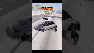 300MPH SURVIVAL CHANCE??? #carcrashes #crashcar #cars #carcrash #crash #game #gaming #beamngcrash