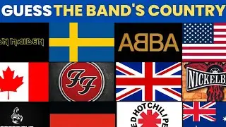 Guess the Band's Nationality! 🌍🎸 45 Famous Bands &ndash; Can You Get Them All Right?