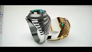 men's ring very unique styles latest tutorial CAD designer ring saze17 gold wt 12.00 gm