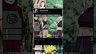 Naruto Doing Wrong Things 😂 || #shorts #shortvideo #naruto #narutoshippuden #sakura #ino #viral