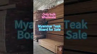 Myanmar teak wood boards for sale in various sizes #teak #teakwood #wholesale