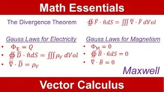 Divergence Theorem and Gauss's Laws for Electricity and Magnetism