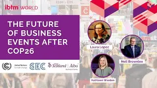 What is the future of business events after COP26?