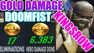 GOLD DAMAGE ON DOOMFIST ON KINGSROWS