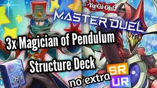 BEST 3x Pendulum Structure Deck Yugioh! Master Duel NO added SR/UR!!! (just N/R) Beginner friendly!
