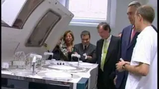 Visita del President mundial de Siemens a l'Hospital Clínic de Barcelona