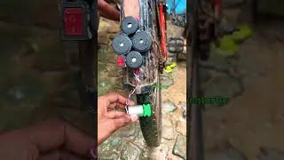 Powering 4 Buzzers with a Bicycle Wheel #diy #innovation #TechHack #CycleHorn