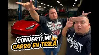 COMPRÉ una PANTALLA para mi carro 🚘 y lo CONVERTÍ en un TESLA 😱  - Gemelos Pantera