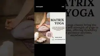 Matrix yoga (Online Classes) #massage #yogaclasses #yogajunction