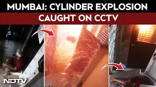 Mumbai News | Mumbai: Cylinder Explosion Caught On CCTV, Four Seriously Injured