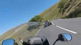 Black Mountain Pass (Wales) - Honda CBF 600 RAW On-Board (Northbound)