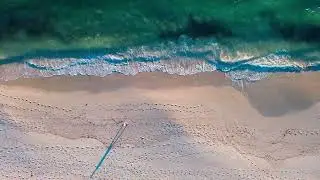 Aerial Beach View &ndash; Ocean Waves and Shoreline | Sample Video