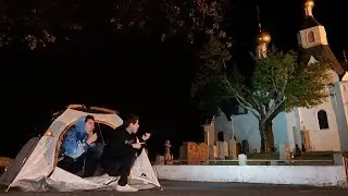 Camping Overnight in the Russian War Cemetery... (Worlds Most Haunted Cemetery)