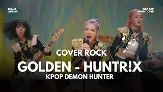 Golden - Huntrix Kpop Demon Hunter Cover Rock