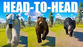 Grizzly vs Polar vs Sloth Bear A Head to Head Speed Race in Planet Zoo
