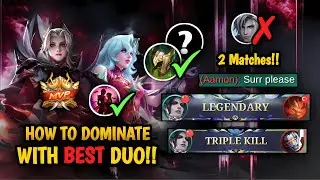 HOW TO CRUSH YOUR ENEMIES WITH THIS OP DUO IN RANK!! 🦇 | MLBB 2025