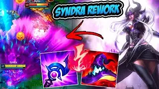 SYNDRA REWORK FICOU INSANO DEMAIS !! - LEAGUE OF LEGENDS