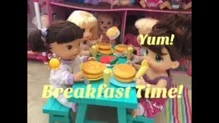 BABY ALIVE: Breakfast in the Morning! And changing! Baby alive Vlog