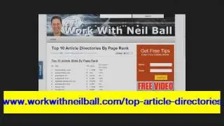 Top 10 Article Directories Sorted By Page Rank  - Dofollow High PR Websites