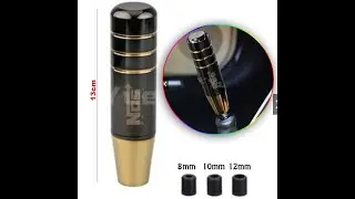 NOS Universal Burnt Gold Black Shifter Stick Gear knob Aluminum Racing Car Gear Shift 13cm