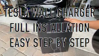 Tesla Gen 3 Wall Connector / Charger Full Installation - Easy Way