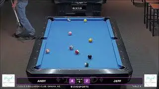 ANDY vs JEFF - CLOUD 9 BILLIARDS CLUB - TABLE 8 | EvoSports