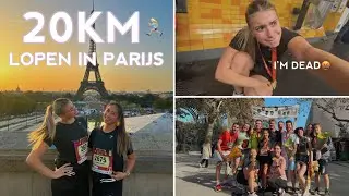 20KM LOPEN IN PARIJS!🏃🏼‍♀️🇫🇷 #vlog - Stien Edlund