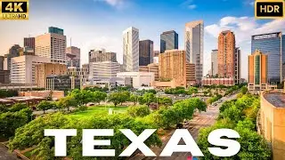 Texas in 4K HDR | Stunning Nature Landscapes with Relaxing Sounds | 60fps Ultra HD