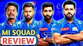 Mumbai Indians IPL 2026 Squad Review | MI Squad Analysis | Hardik Pandya | Rohit Sharma 
