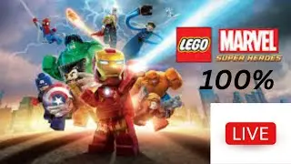 100% LEGO MARVEL SUPERHEROES | Part 5 | (100% Lego Games Marathon)