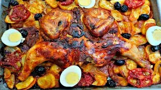 دجاجة محمرة في الفرن جات طايبة زبدة مع أسرار احمرارها 😘🤭🇩🇿
