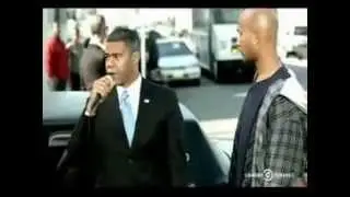 President Obama mic drop