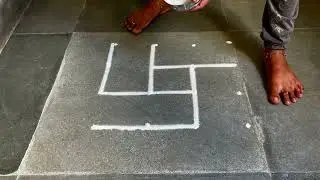 Easy padikolam designs| Simple muggulu designs| easy rangoli designs| Beginners kolam