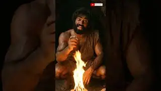 Discovery of Fire! #fire #stone #history #stoneage #survival #learning #life #car #historyvideoai