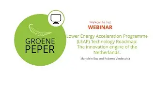 Lower Energy Acceleration Programme (LEAP) Technology Roadmap | 26 Mei 2021 | Groene Peper