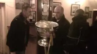 The Sam Maguire Cup Being Manhandled by 3 Scrap Metal Merchants:  Is Nothing Sacred Anymore?