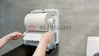 How-to-use: SUNLIGHT ART-SL810 AUTO CUT PAPER TOWEL DISPENSER