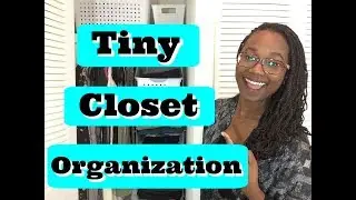 Small Closet Organization! | Apartment Storage Idea