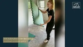 EVA Stallmatten in der Box verlegt - so schnell & einfach geht&rsquo;s!