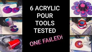 I Tested 6 Fluid Art Tools and One Completely Failed | Surprising Results | Abstract Fluid Art