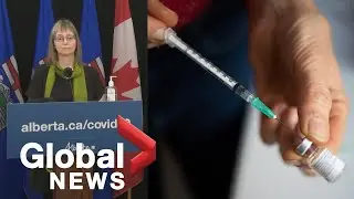 Coronavirus: Hinshaw says Alberta has enough COVID-19 vaccine for second dose appointments | FULL