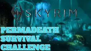 🔴SHALL WE GO TO BLACKREACH?? | SURVIVAL PERMADEATH SKYRIM CHALLENGE RUN🔴