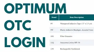 Optimum OTC Login: Ordering, Portal, Sign in, Catalog ⏬👇