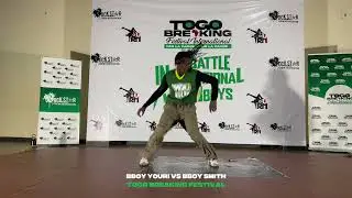 BBOY YOURI VS BBOY SMITH _ SEMI FINAL _TOGO BREAKING FESTIVAL INTERNATIONAL 4