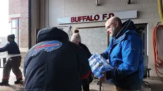 National Grid hands out water and dry ice as hundreds in WNY remain without power